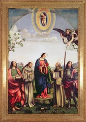 Annonciation et Saints, 1500